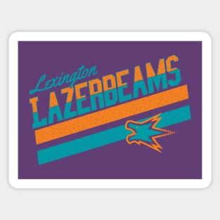 Lexington Lazerbeams Double Stripe Sticker